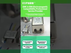 CE ROHS Tek Fazlı RFI Filtreleri 0.5A-300A Elektronik Müdahale Filtreleri
