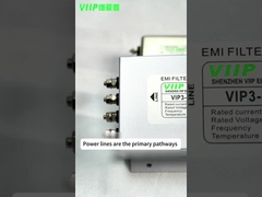 Üstün Zayıflama Seviyesine Sahip 50/60Hz Nominal Orta Frekans Tek Fazlı EMI Filtresi