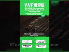 Güvenilir hat müdahalelerini bastırmak için sağlam iletken plastik EMI Filtresi