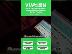 Metal Konut Inverter Tıbbi ekipman için 50Ω Giriş Impedanslı EMI Filtresi