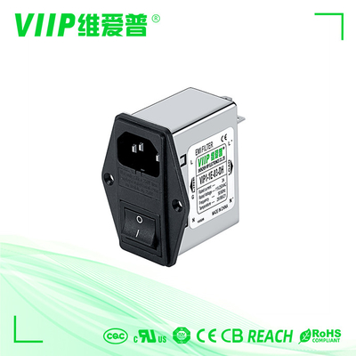 satın al 120V Ac Güç Hattı Sigortalı C14 Erkek Soketli Inline EMI Filtresi online manufacture