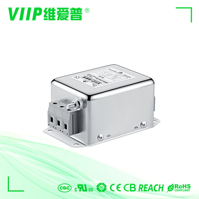 satın al Line to Ground 3 Fazlı EMI Filtresi UL Sertifikalı Metal Kabuk 3268VAC online manufacture