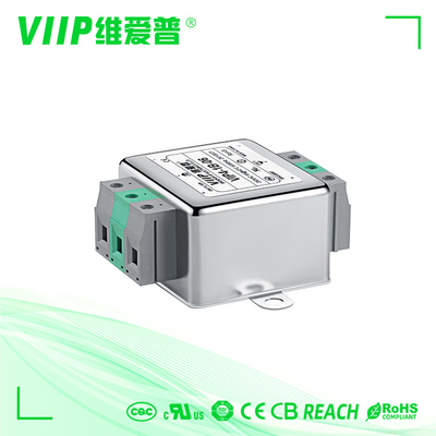 Termilar Blok AC EMI Filtresi 110V 250V Ortak Mod ve Diferansiyel Mod Filtresi