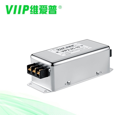 Metal 3 Fazlı EMI Filtre Ekleme Kaybı 60~90dB Hattan Toprağa 2250VDC veya 2000VAC