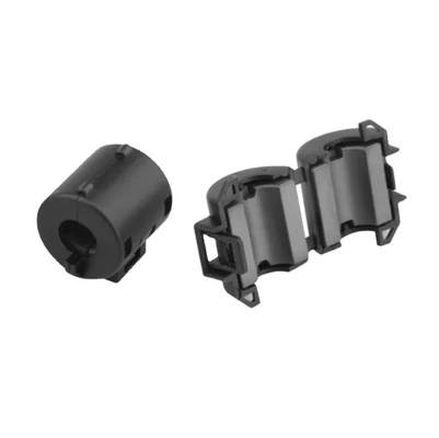 Siyah 10mm Clip On Ferrit Core Paket Tipi Havacılık ve Savunma Uygulamaları İçin